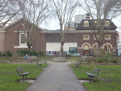 The refurbished Baths and new entrance