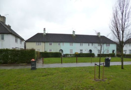 A section of the post-war Roundway development