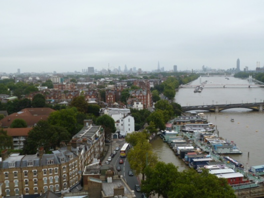 The view eastwards from Chelsea Reach Tower