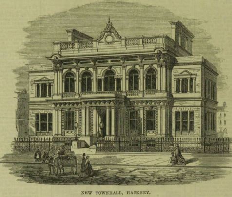 The 1866 Town Hall from the Illustrated London News, October 13 1866