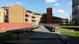 The remains of Lubetkin's trompe l'loeil
