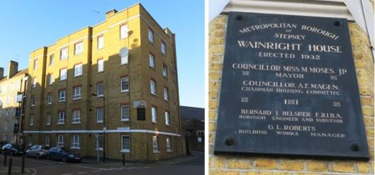 Wainwright House in Wapping, opened in 1932, is an example of the more conventional five-storey walk-up blocks of the period