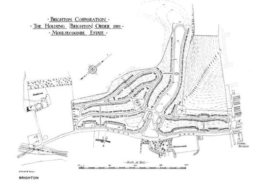 Moulsecoomb Estate Plan 1920