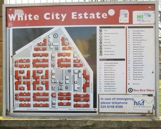 White City Estate Map The White City Estate, Shepherd's Bush: 'I like it but maybe it's 