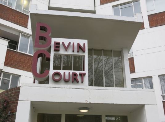 SN Bevin Court entrance