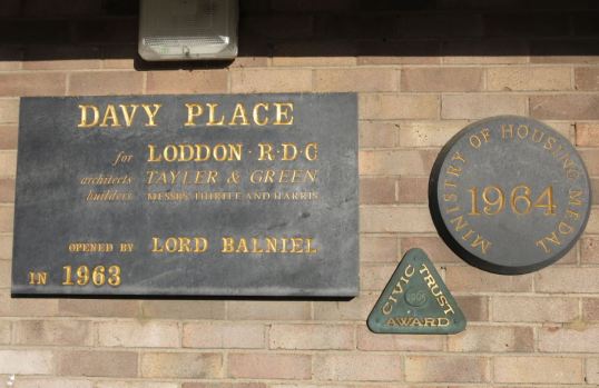 Davy Place plaques