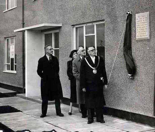 Mayor of Liverpool Ald Albert Morrow opens first house Southdene 1952 Liverpool Echo